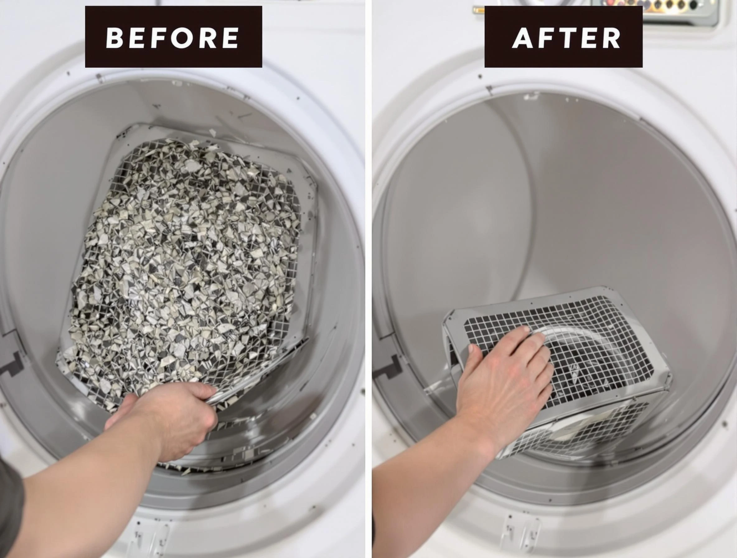 Professional lint trap cleaning by Framingham Dryer Vent Cleaning in Framingham