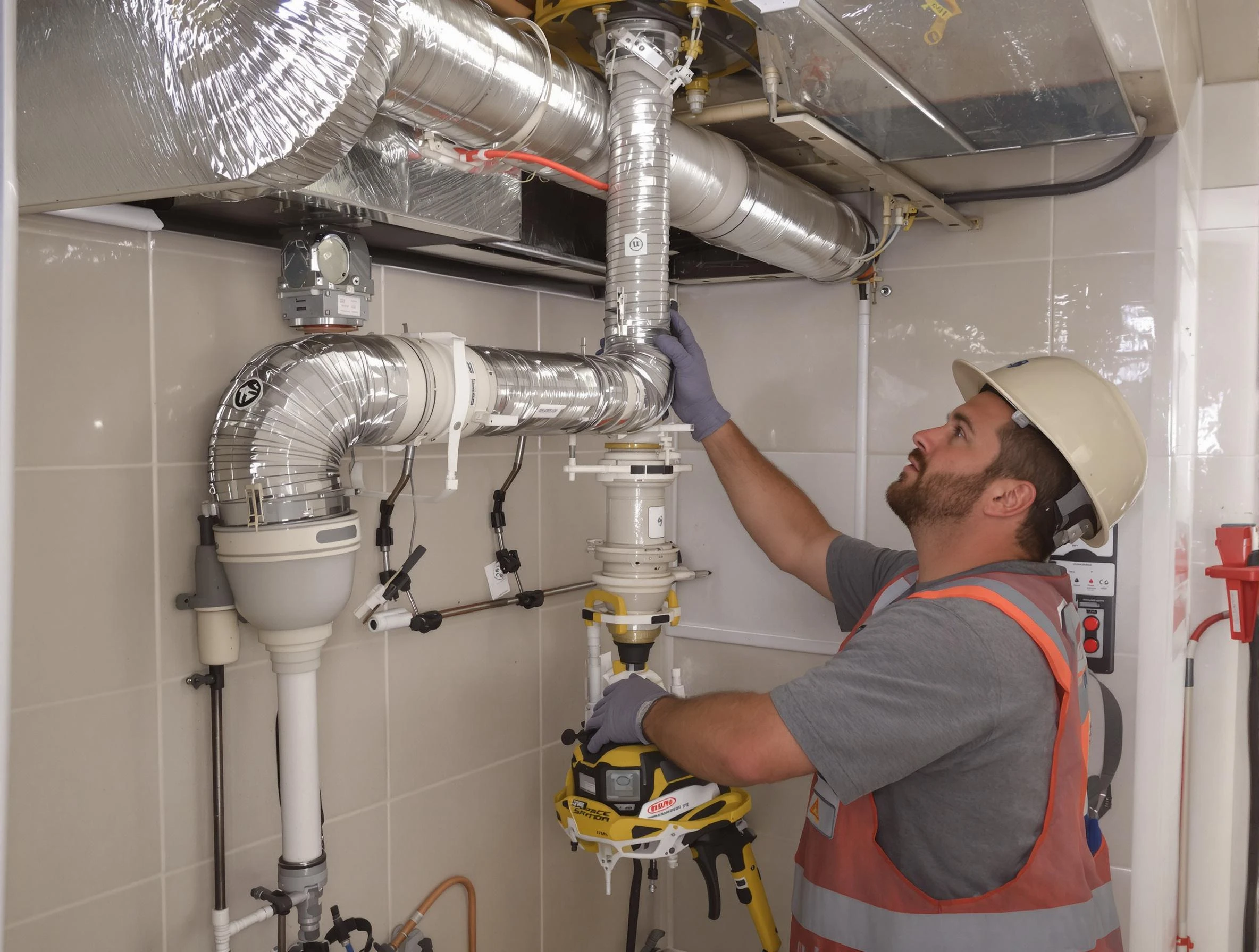 Framingham Dryer Vent Cleaning expert performing professional dryer vent repair and installation in Framingham